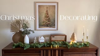 Decorate for Christmas with me
