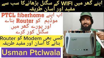 how to set PTCL FiberHome Vdsl modem as Router   how to confiqure ptcl FiberHome vdsl mdem as Router