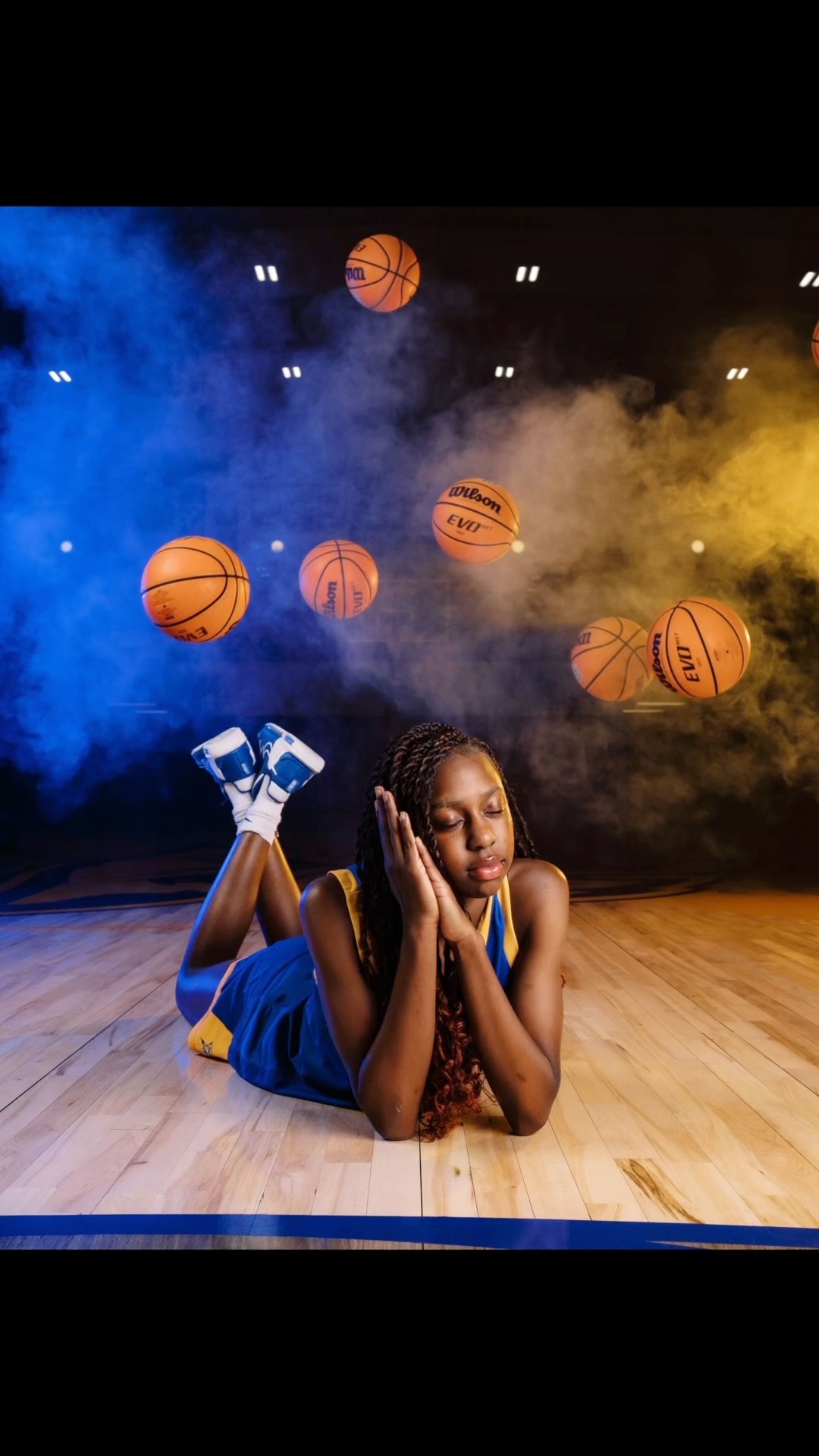 Tape! Girls basketball photoshoot! #nikonz9 #sportsphotography #basketball