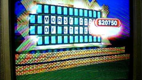 Playstation Wheel of Fortune 2nd Edition Run Game 9 Part 2