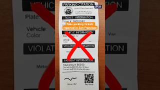 Fake #parking tickets reported in #SanFrancisco • #bayarea #SFMTA #Transportation