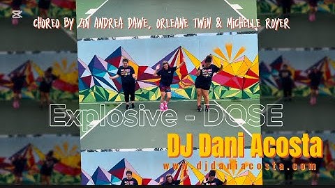 Zumba Warmup Choreo - Exlosive - DOSE - DJ Dani Acosta