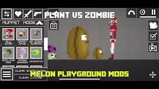 Plant vs Zombie Mod Pack Melon Sandbox (Melon Playground) screenshot 1