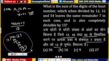 What is the sum of the digits of the least number, which when divided by 12, 16 and 54 leaves the