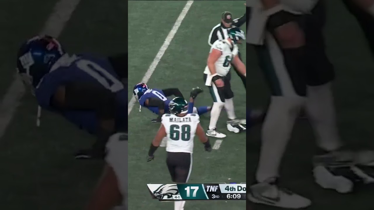 New York Giants- Brian Burns SACKS JALEN HURTS AGAIN 😤 🔥 