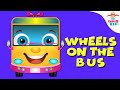 Wheels on the bus  popular nursery rhyme by  superkid tv  rhymes for babies