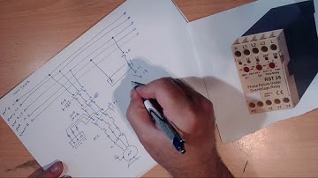 How to do connect zara phase failure relay in direct online (DOL) starter video tutorial (urdu)