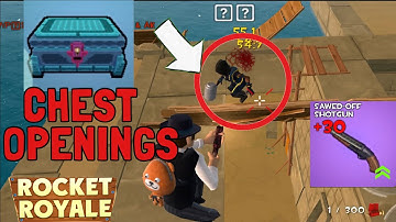Rocket Royale LEGENDARY CHEST OPENING AND SAWED OFF DEATHMATCH - Android Gameplay #103