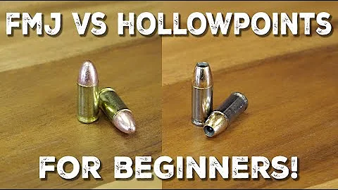 BULLETS | Target Rounds vs Hollow Point Ammo : For Beginners!