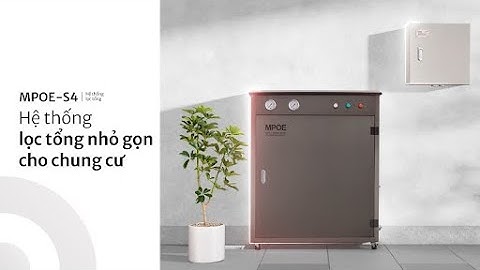 Hệ thống lọc tổng nhỏ gọn cho chung cư | MPOE-S4 |  Mitsubishi Cleansui