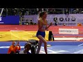 Yaroslava Mahuchikh (UKR) 202 cm 1st Place High Jump Women World Indoor Championships Belgrade 2022