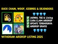 AIRDROP TELEGRAM LISTING !!! Withdraw Airdrop listing januari 2025