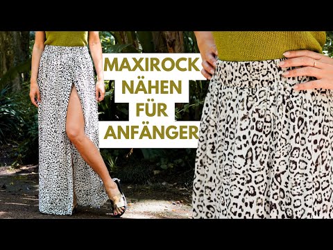 Maxirock mit Schlitz