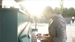 She will be loved - Maroon 5 (Panagiotis acoustic cover) @Street Pianos (Play Me I'm Yours)