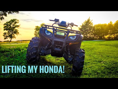 installing-2”-inch-honda-atv-lift!