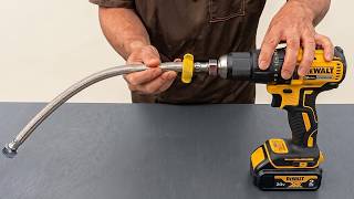 Just insert a water supply hose into the Drill and make dollars! This Invention Will Surprise You.