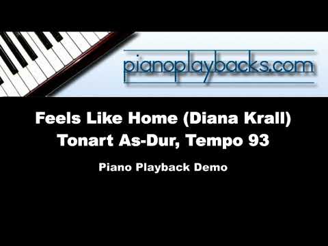 Feels Like Home (Diana Krall - Brian Adams) Playback Instrumental Demo Ab-Dur, Tempo 93
