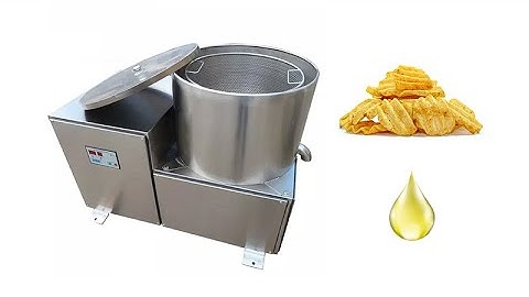 Centrifugal Salads Food Dehydrator Deoiling Dehydration Processing Machine Potato Dewatering Machine