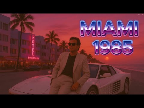 It’s 1985 and You’re Driving in Miami 🌅...|Retro 80s Mix Africa, Save a Prayer, Your Love...