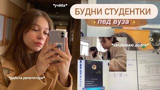 vlog: мои повседневные будни | учеба в педе, закрываю долги, работаю репетитором | + линзы TTDEYE