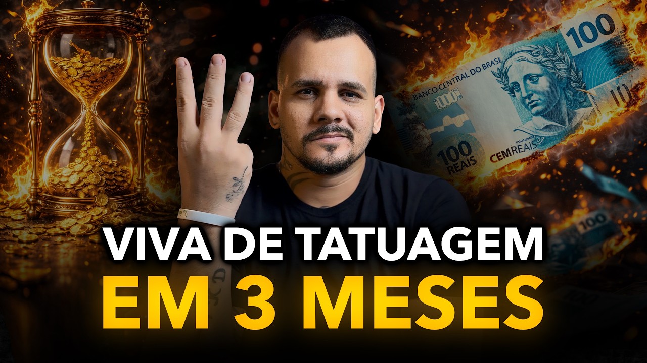 ESTRATÉGIA PARA GANHAR DINHEIRO COM TATUAGEM RÁPIDO - Foi isso que eu fiz