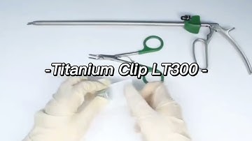 Titanium clip and applier