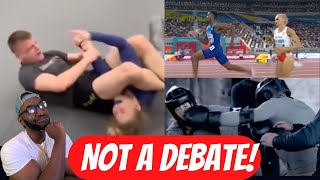 FEMALE ATHLETES get EMBARRASSED competing against MEN