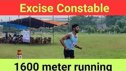 #1600 meter running #Excise constable #odisha