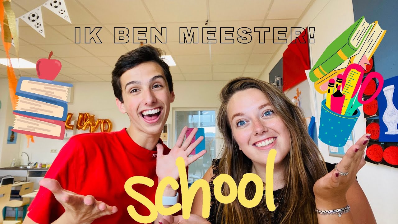 Ik ben voor ÉÉN DAG MEESTER van groep 8! 📚 | Jasey Harders
