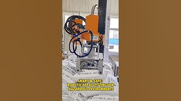 Smart&Safe Explosion Proof RobotDepalletizing😎 #depalletizing #palletizer #palletizing #depalletizer