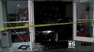 Man Rams Stolen $100K BMW Through SF Showroom Windows; Later Arrested In Domestic Dispute