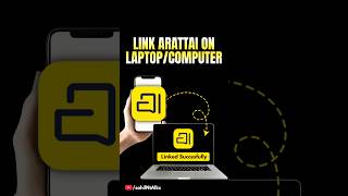 Link Arattai To Laptop/Desktop | Easy Method #instantmessagingapp #newwhatsapp #facts