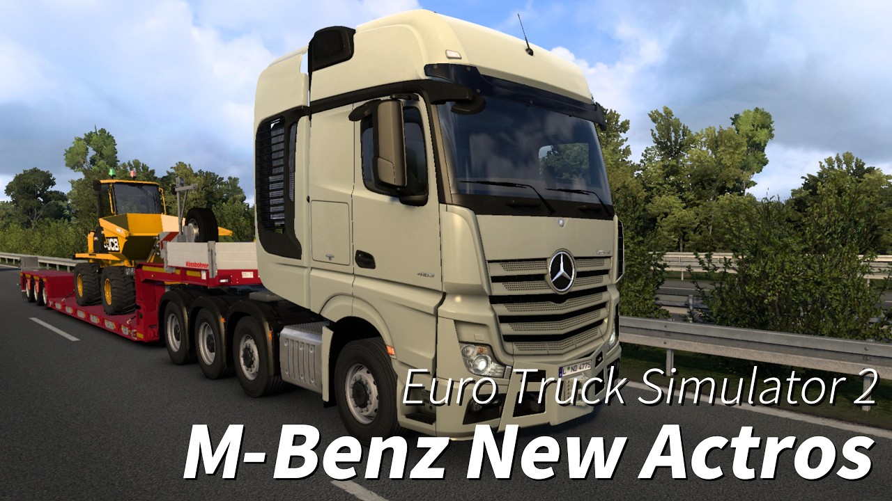 M-Benz New Actros | Euro Truck Simulator 2 | Gameplay - YouTube