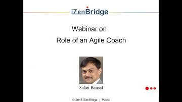 Webinar  on Role of an Agile Coach