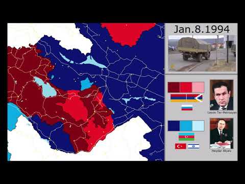 Armenia Azerbaijan War 1992-2020 (Every Day)