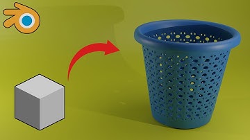 Complex shape In Blender | Modeling Practice Dust Bin |  Blender Tutorial