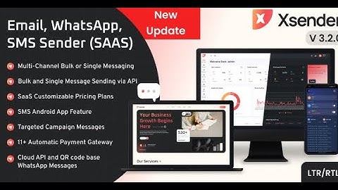 Bulk Email, SMS and WhatsApp Messaging Application