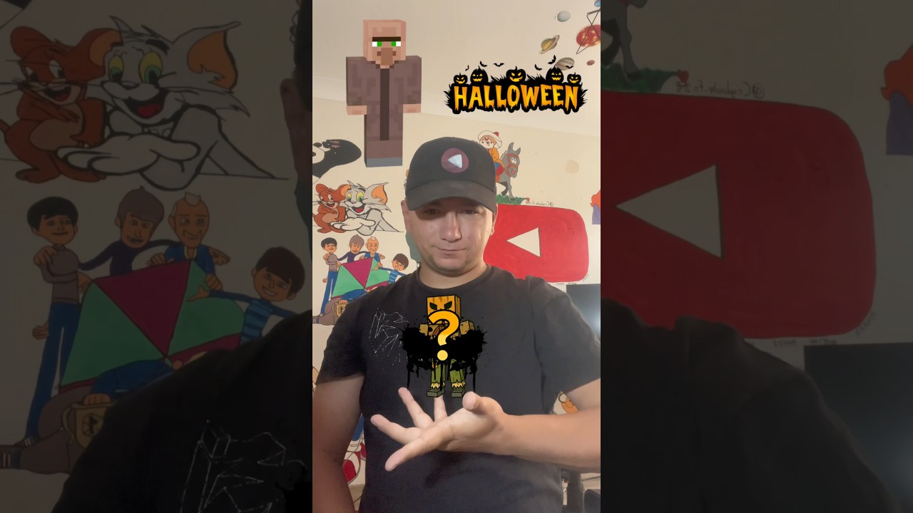 I Drew the Minecraft Villager Character in a Halloween Special Costume 🎃👻
