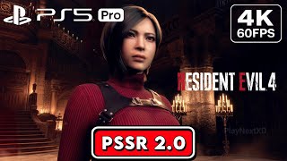 Resident Evil 4 Remake - PS5 PRO PSSR 2.0 Ada Wong Gameplay (4K 60FPS ULTRA HD) Ray-Tracing