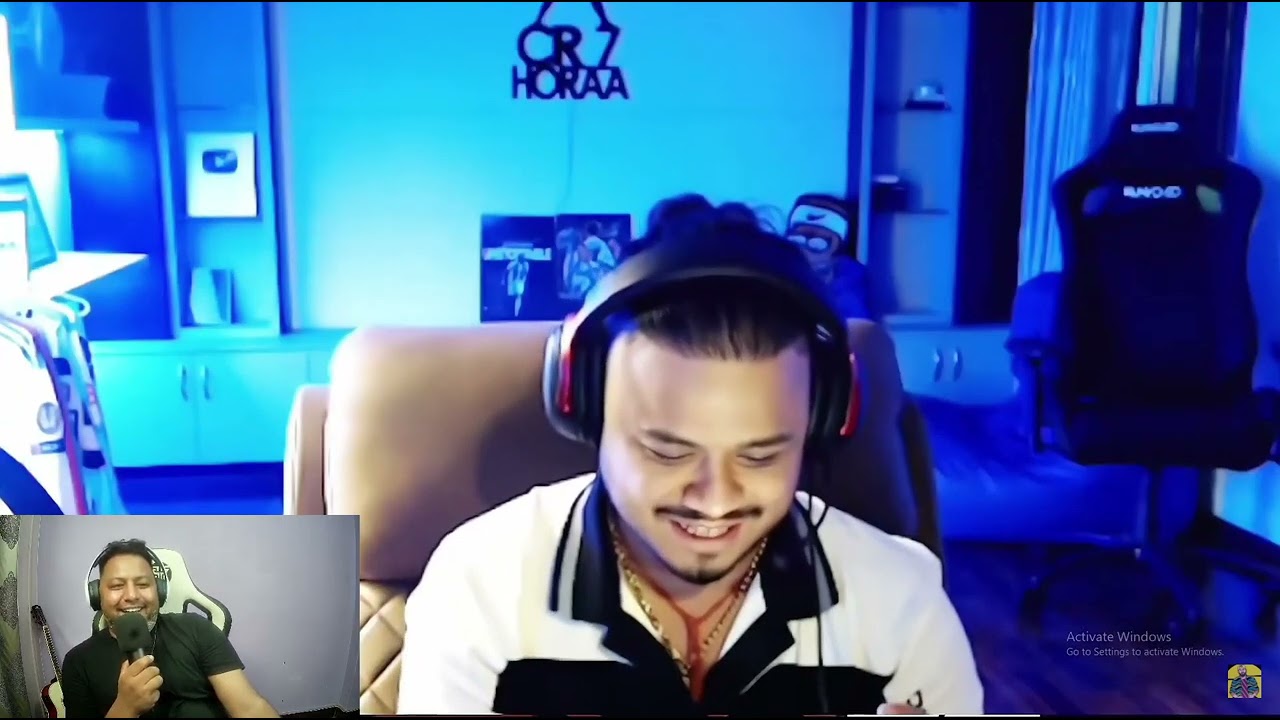 Sajan Shrestha Reacts CR7HORAA Funny Moments🤣🤣