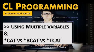 CL Programming - Working with multiple variables