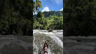 Bandarban Mountain Waterfall Vibes 🏞️ | পাহাড়ি ঝর্ণায় Nature Therapy 🌿⛲ | #nature  #explore