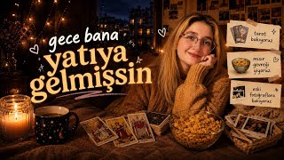 En yakın arkadaşına yatıya geldinn ✨️ tarot bakıyoruz, eskileri yad ediyoruz #tarotaçılımı