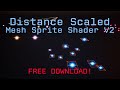 [UE5] Distance Scaled Mesh Sprite Shader V2 FREE DOWNLOAD!