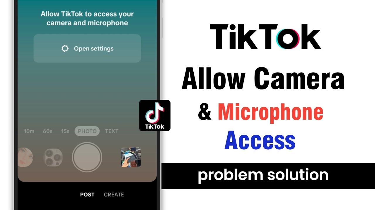 Как решить проблему с разрешением TikTok доступа к камере и микрофону | Проблемы с доступом к TikTok