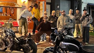 Flame_barbershop x M.R.M.C (울산클래식모터싸이클) classic motorcycle club mrmc