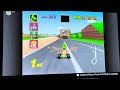 Mario kart 64 gameplay on Nintendo Switch 2 LG C5 OLED