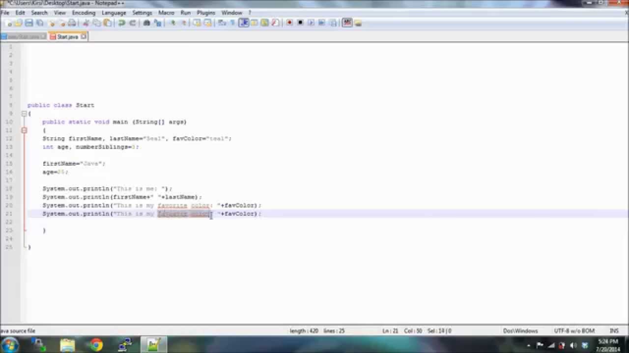 Easy First Java Program Less Than 10 Minutes - YouTube