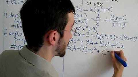 Integral by using Partial Fraction, part 1