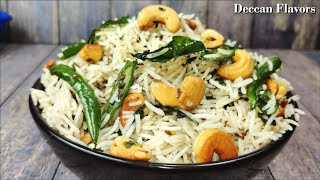 Restaurant Style Jeera Rice Recipe | How To Make Perfect Jeera Rice | Deccan Flavors screenshot 2